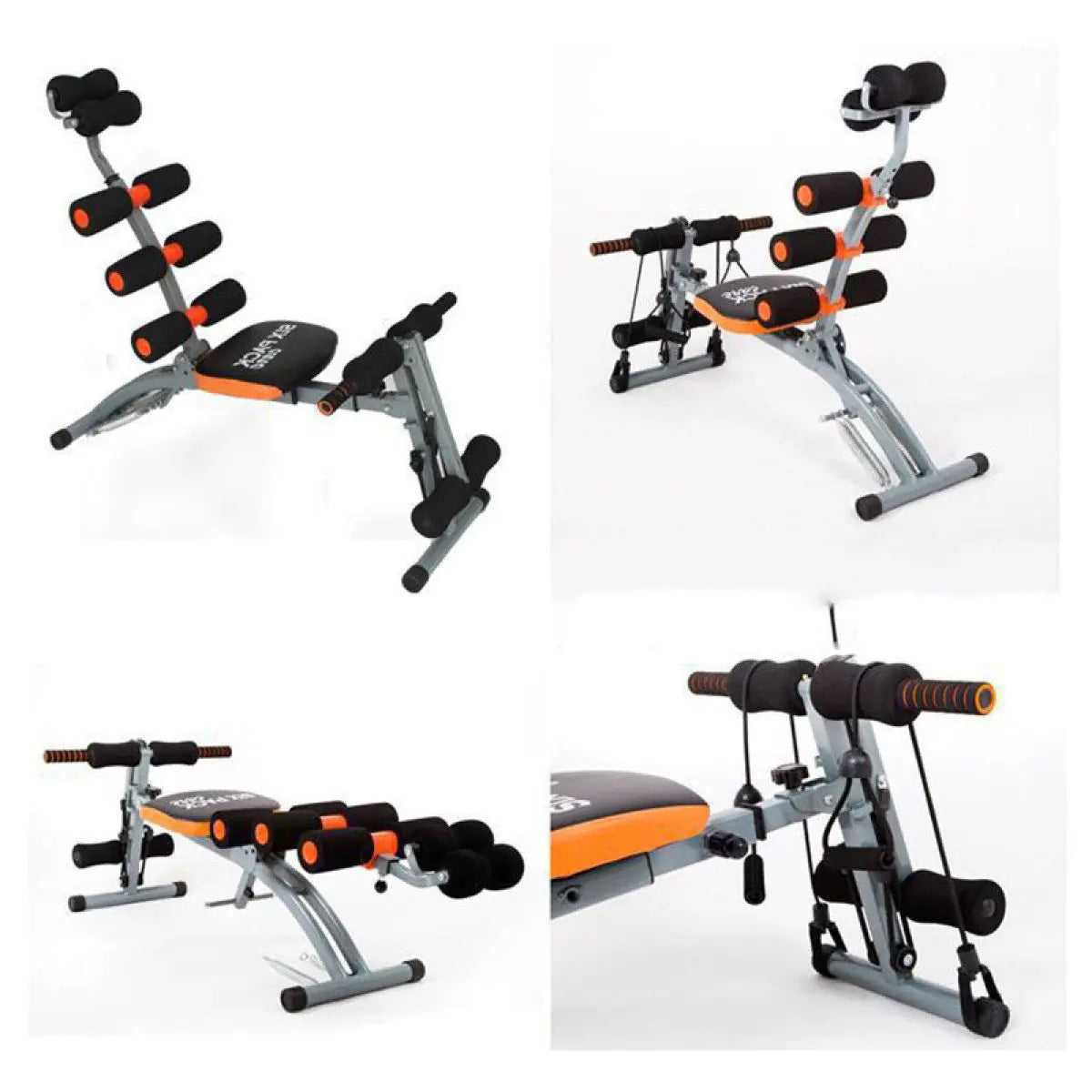 6-in-1 Abdominal Machine Without Pedal Crunches