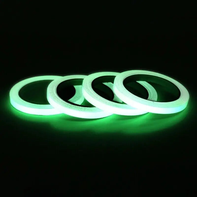 2PC Luminous Tape Self Adhesive Glow In The Dark Wall Sticker Fluorescent Light