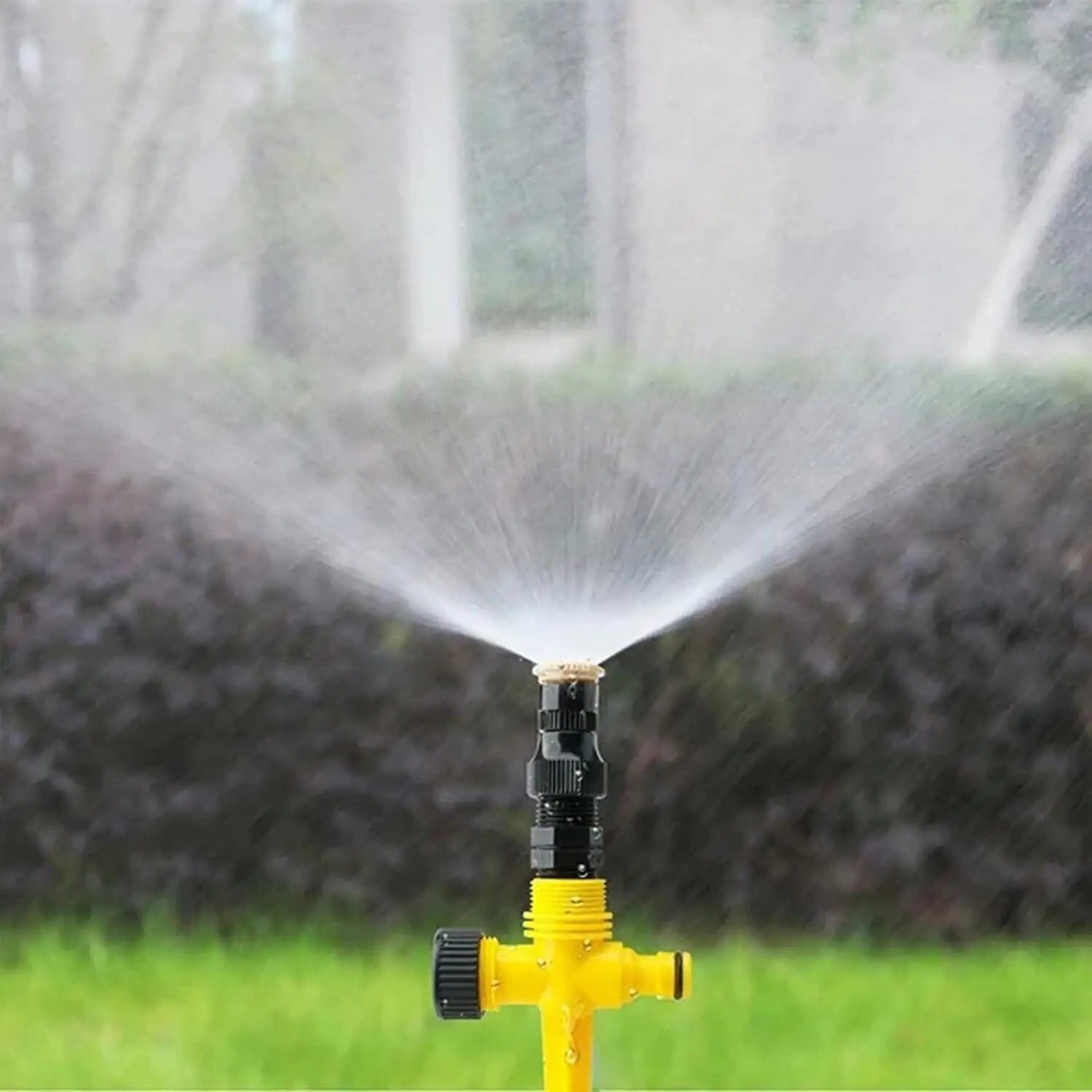 360° Rotation Auto Irrigation System Garden Lawn Sprinkler Patio Save Water USA