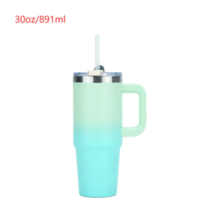 Stainless Steel Vacuum Insulated Tumbler with Lid and Straw