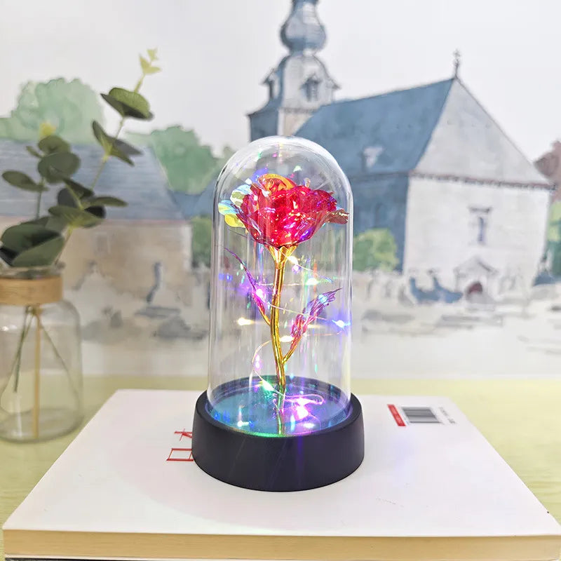 Glass Cover Small Night Lamp