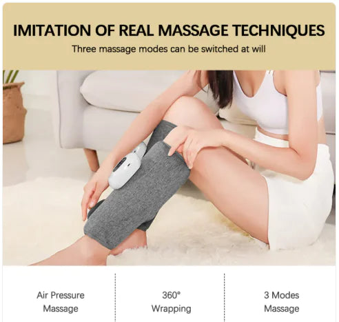 Air Pressure Calf Hot Compress Airbag Massager