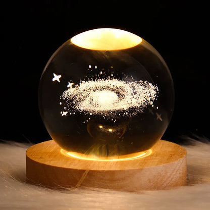 Crystal Ball Night Lamp Projection