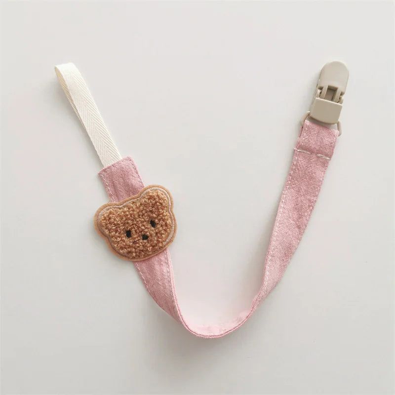 Baby Bear Pacifier Anti-drop Chain Clip