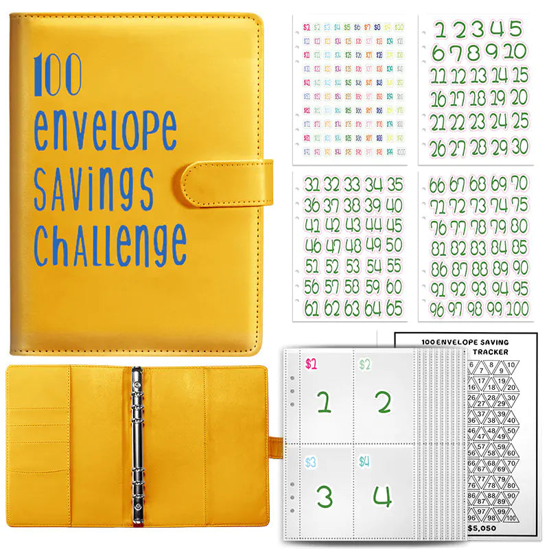 100 Days Couple Challenge Cash Envelope Budget Deposit And Savings Copies