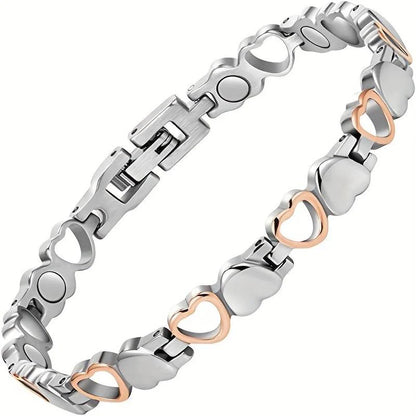 Titanium steel magnet bracelet