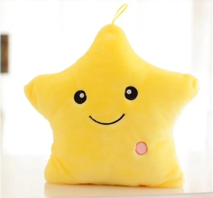 Colorful Luminous Star Pillow