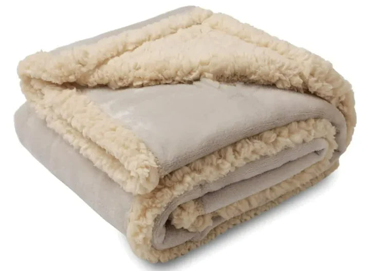 Flannel Shu Cotton Sherpa Thickened Blanket