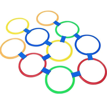 Colorful Hopscotch Circle Rings