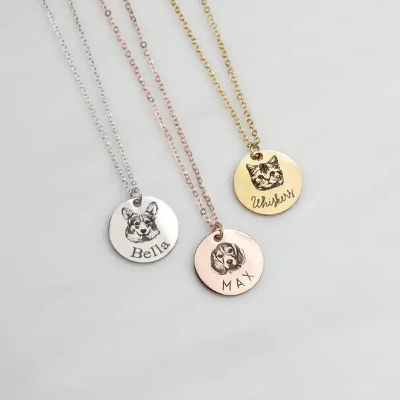 DIY Pet Cat Dog Tag Necklace