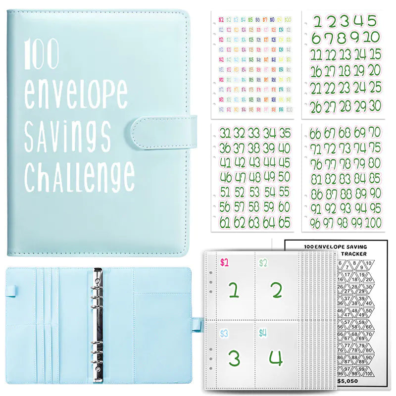 100 Days Couple Challenge Cash Envelope Budget Deposit And Savings Copies