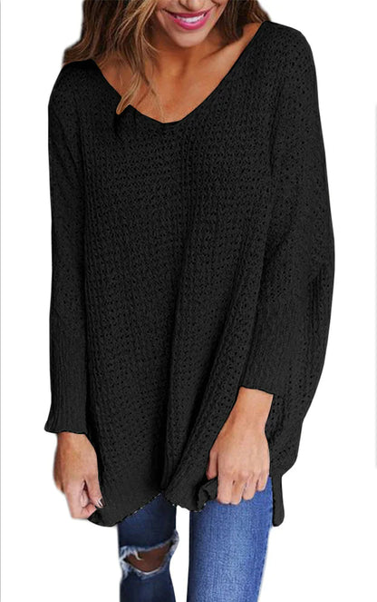 Winter V-neck Sweater Knitwear