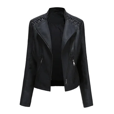 Luxe Ride Slim Leather Jacket