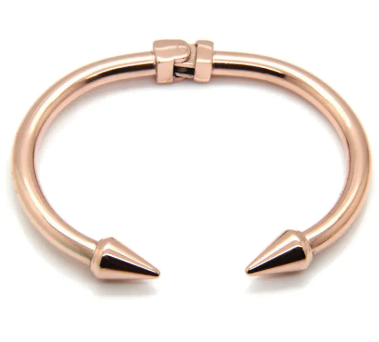 Stainless steel nail bracelet