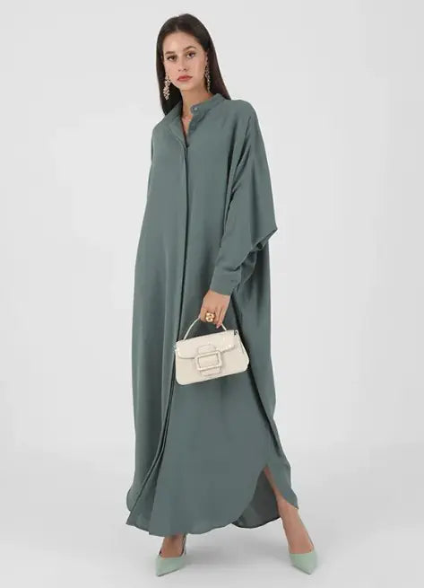 Abaya Long Sleeve Dress for Muslim