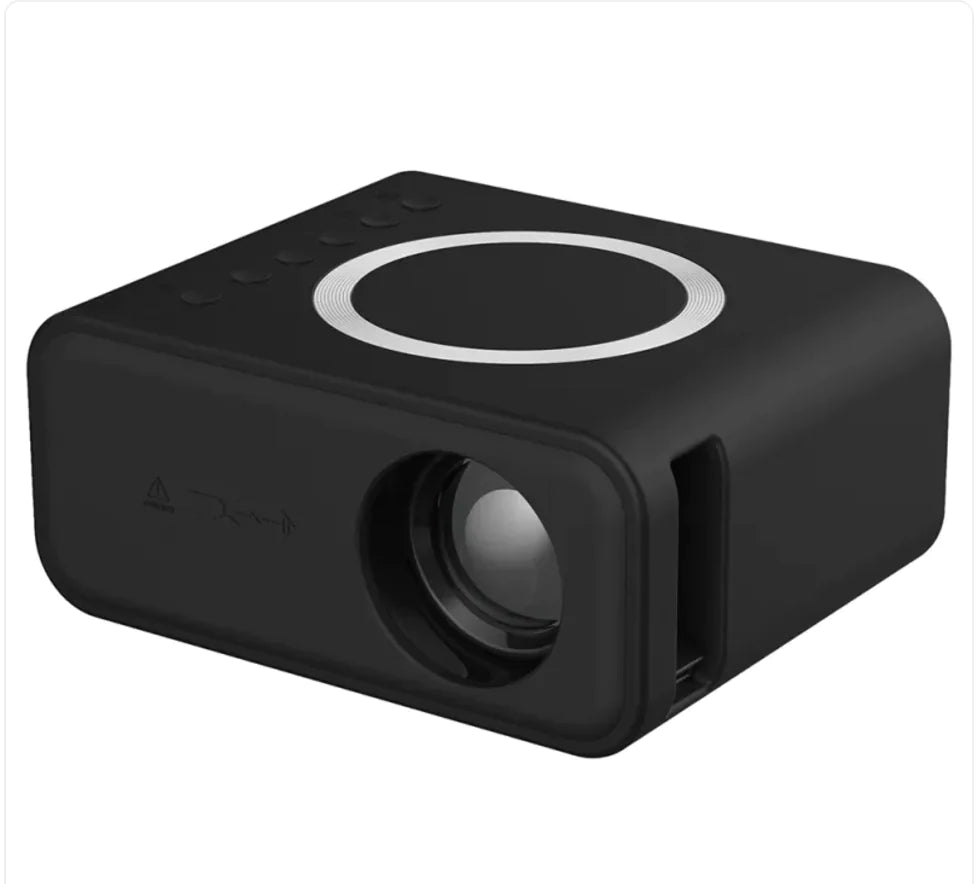 YT300 Mini Portable Projector, 1080P HD with Wired &amp; Wireless Home Theater