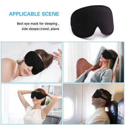 Memory Foam Silk Sleep Mask &amp; Eye Patches