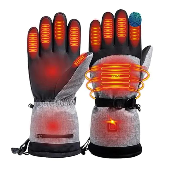 Hot Selling Skiing Heating Gloves Motorcycle Riding Electric Touch Screen Rechargeable