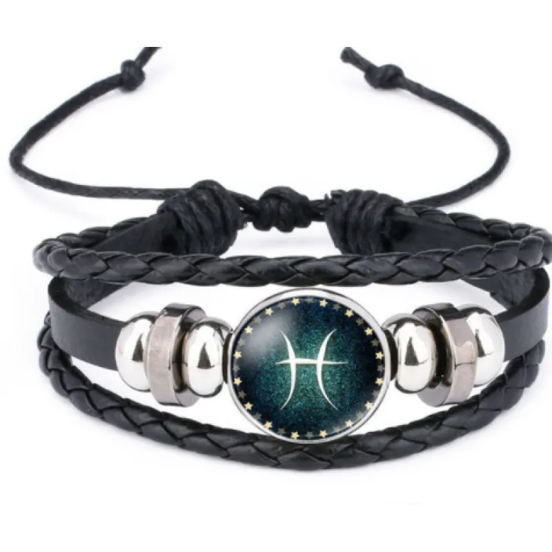 Twelve constellations time gem bracelet