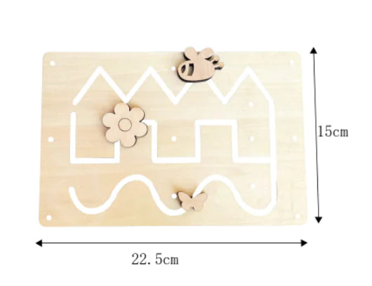 Early Education Toy Matching Board Handmade Puzzle