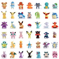 Anime Pokemon Plush Toy Kawaii Pikachu Charmander Squirtle Bulbasaur Eevee Stuffed Wholesale Claw Machine Doll Gift For Kids