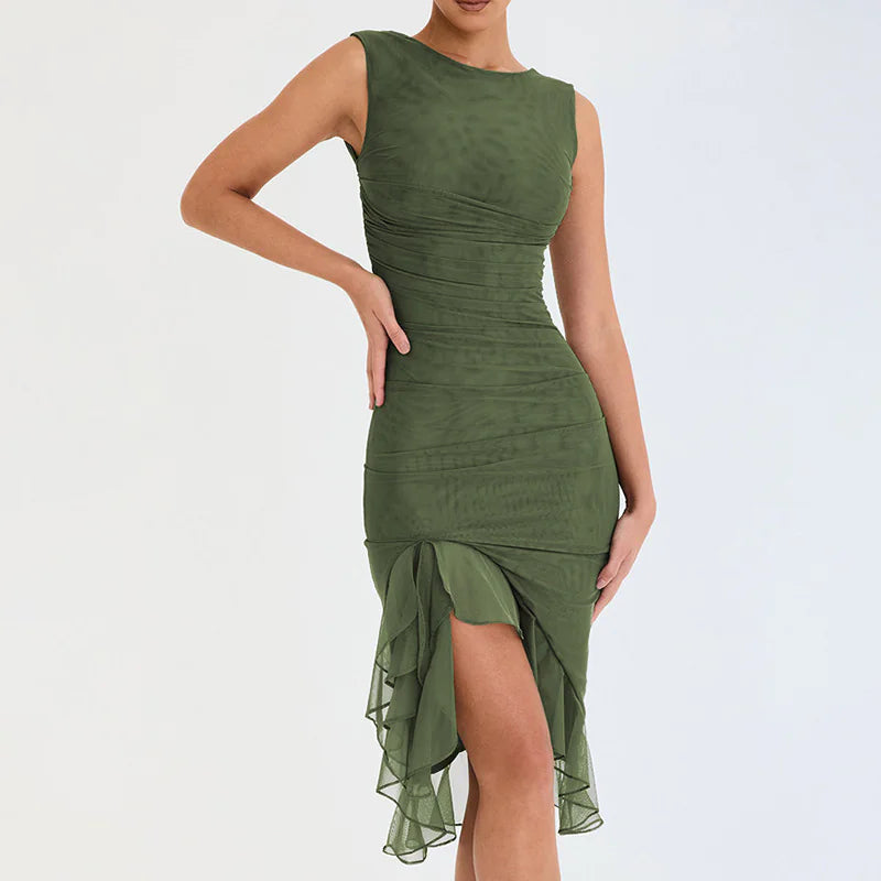 Slim Skinny Sleeveless Dress For Women