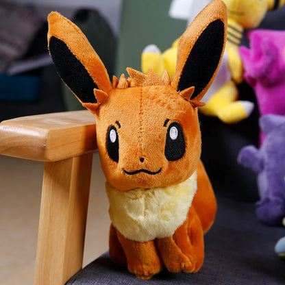 Anime Pokemon Plush Toy Kawaii Pikachu Charmander Squirtle Bulbasaur Eevee Stuffed Wholesale Claw Machine Doll Gift For Kids