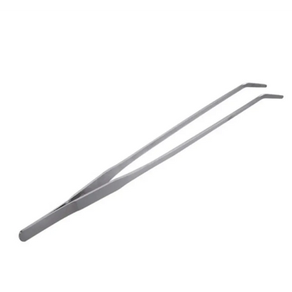 Curved Aquarium Tweezers - Stainless Steel