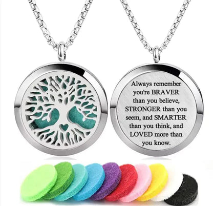 Tree of Life Aromatherapy Necklace