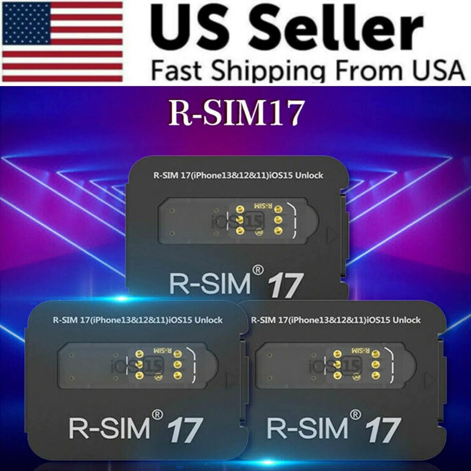 R-SIM17 2022 RSIM Nano Unlock Card For iPhone 13 12 11 Pro Max X XR iOS15 RSIM17