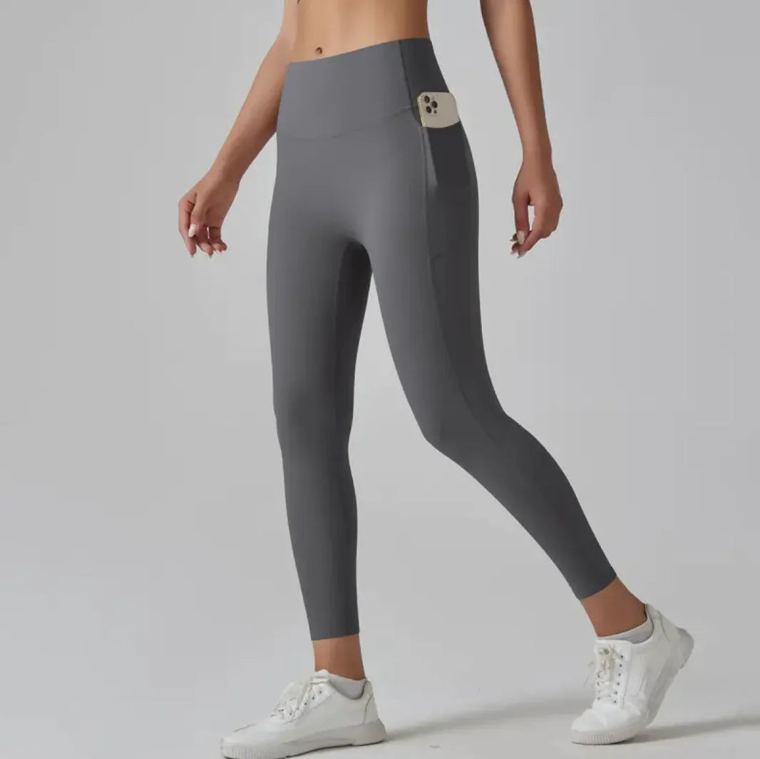 High-Waist Quick-Dry Fitness Pants