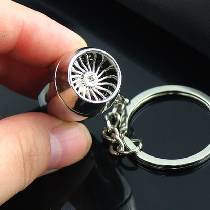 3D Engine Keychain &amp; Handbag Pendant