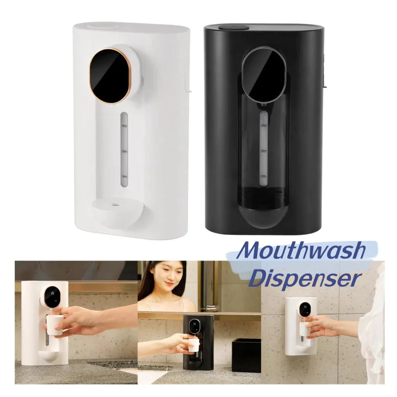 Wall-Mounted Automatic Mouthwash Dispenser