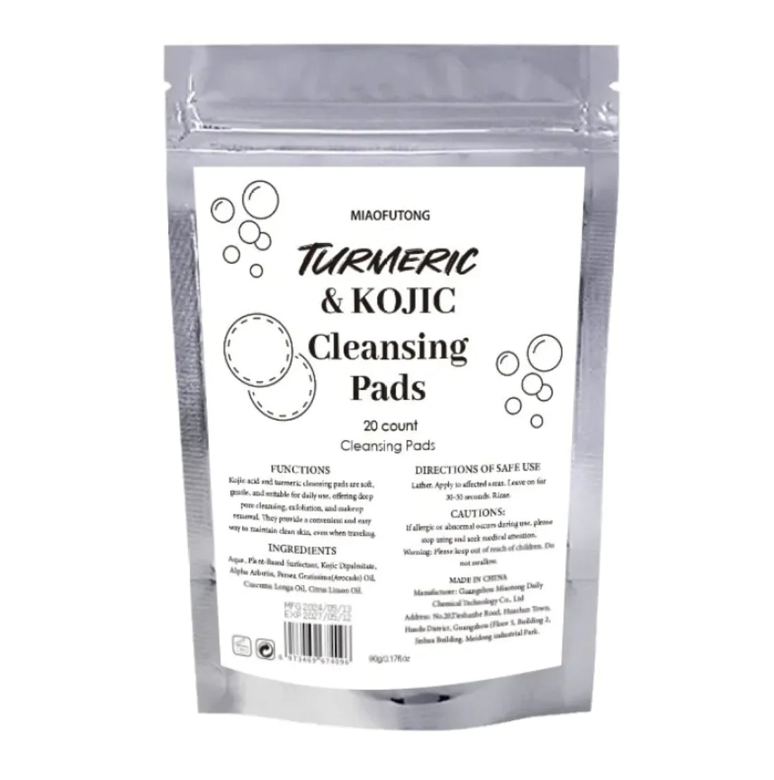 Turmeric Exfoliating Cleansing Pads