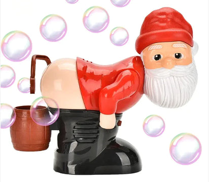 Electric Santa Claus Bubble Machine with Music &amp; Light