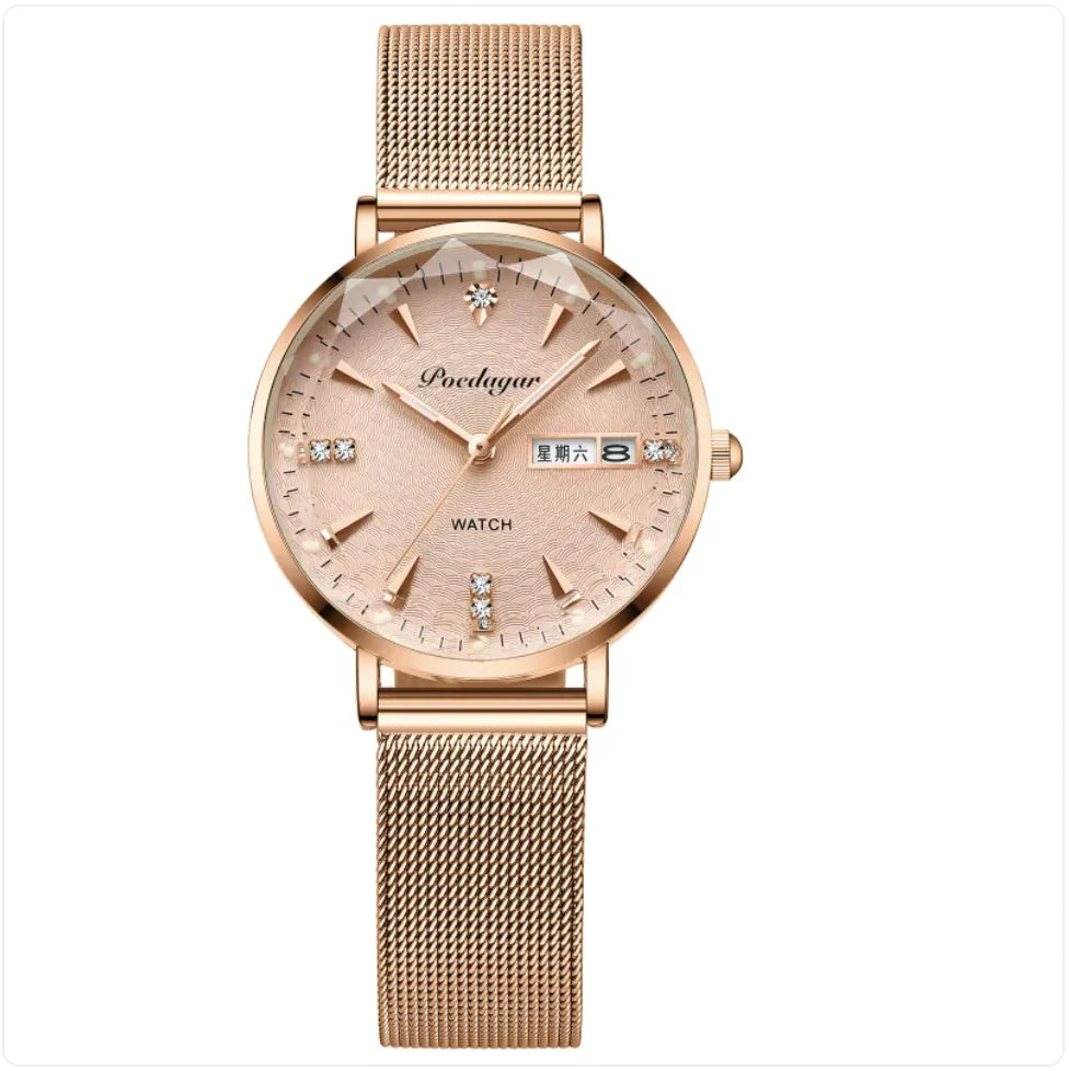 Women’s Double Calendar Quartz Watch