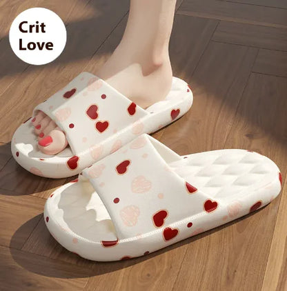 Cute Summer Cartoon Printed Home Slippers