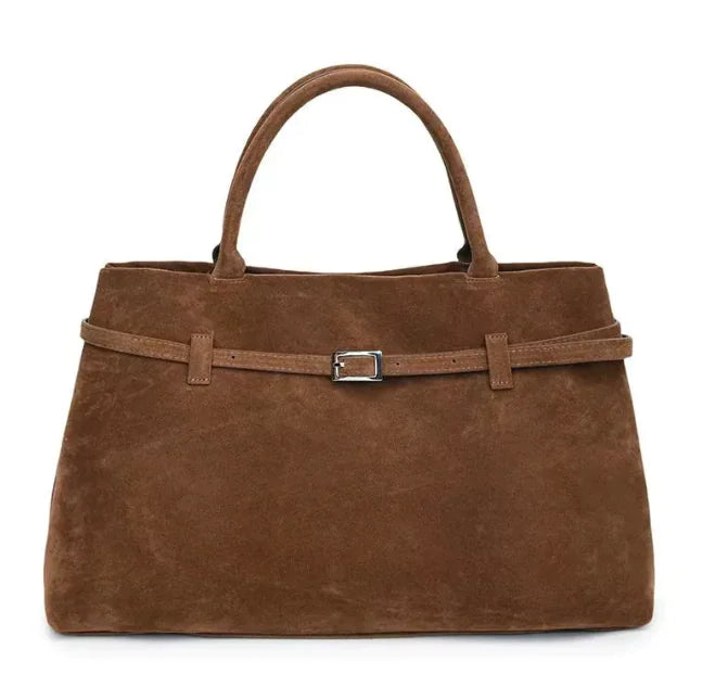 Suede Tote Bag