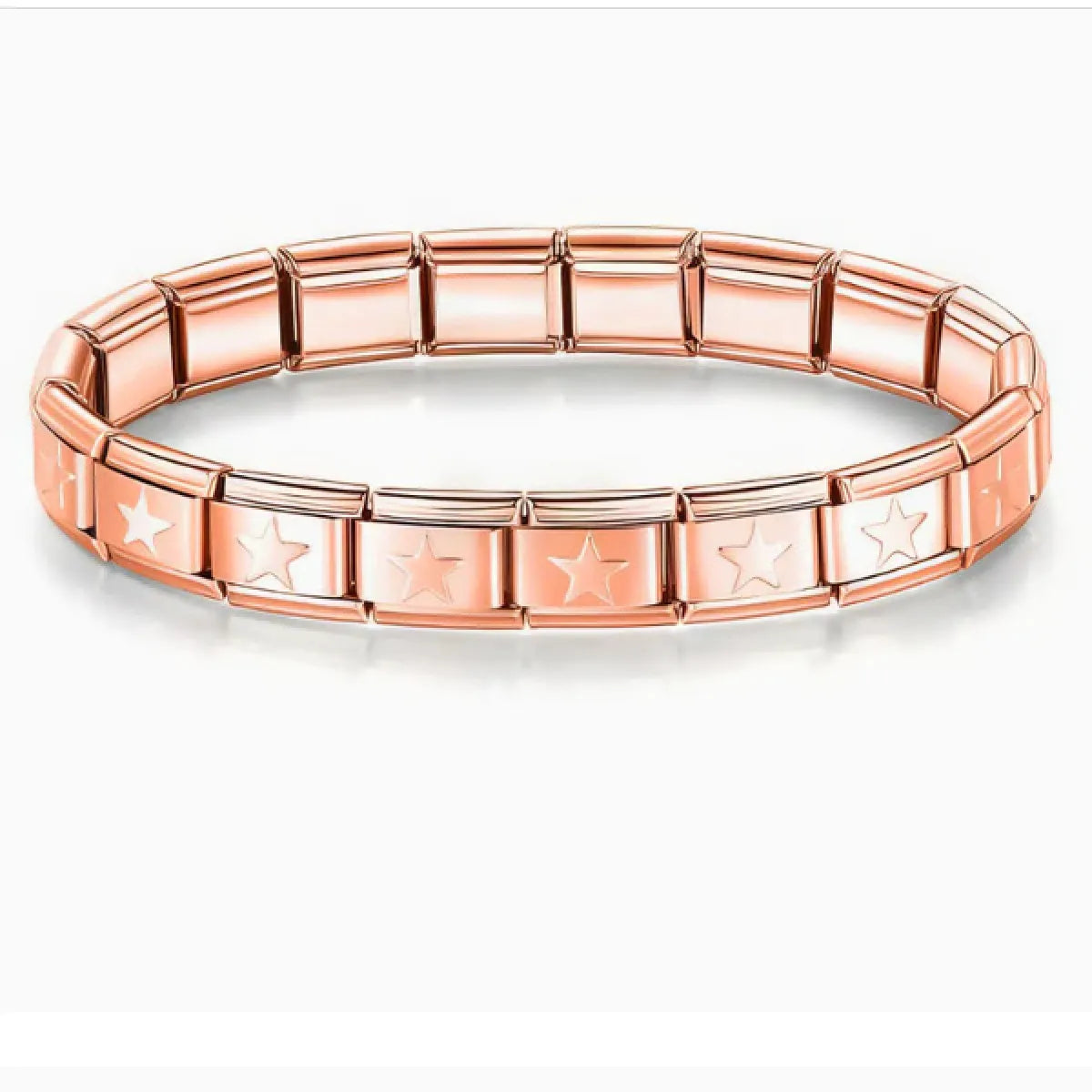 Electroplated Stainless Steel Personalized Bracelet