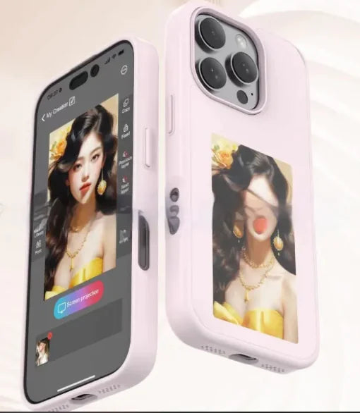 E-Ink Projection Phone Case