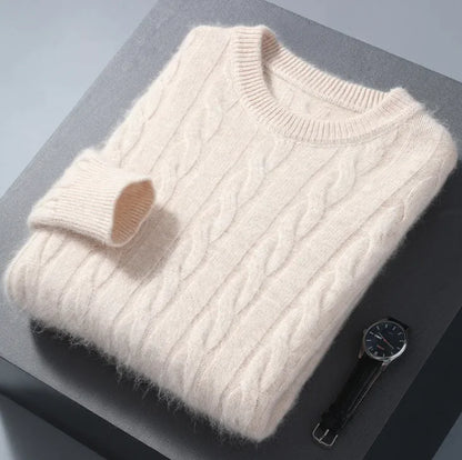 Solid Color Base Mink Sweater