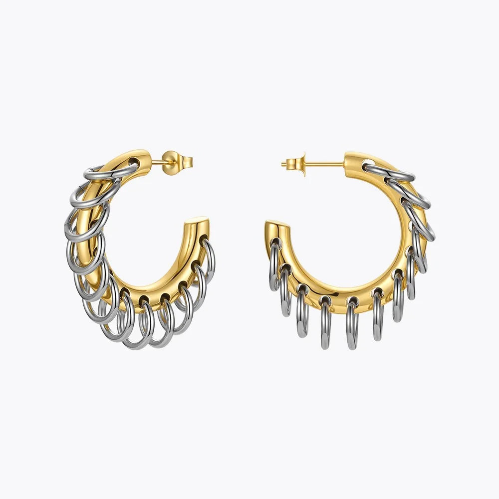 Aurora C-Hoop Earrings