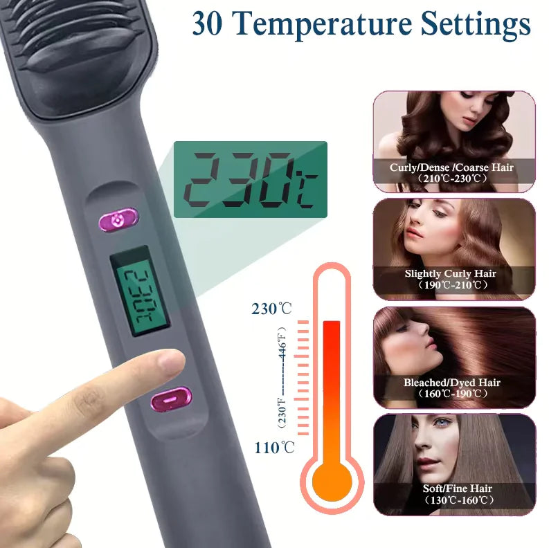 Multifunction Electric Hair Straightening Comb