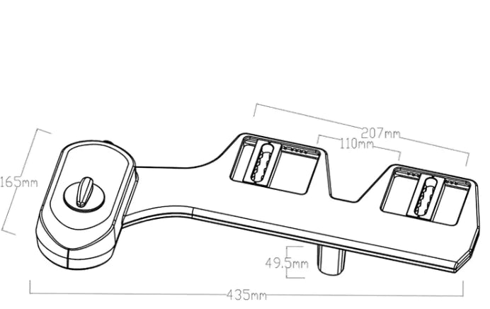 IntelliClean Simple Toilet Flusher