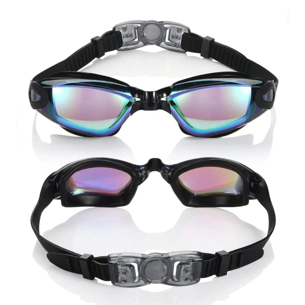 Clear Comfortable Swimming Goggles UV- Anti-Fog Swim Glasses Mirror Adult &amp; Kids