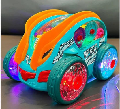 Electric Music Tumbling Toy Car