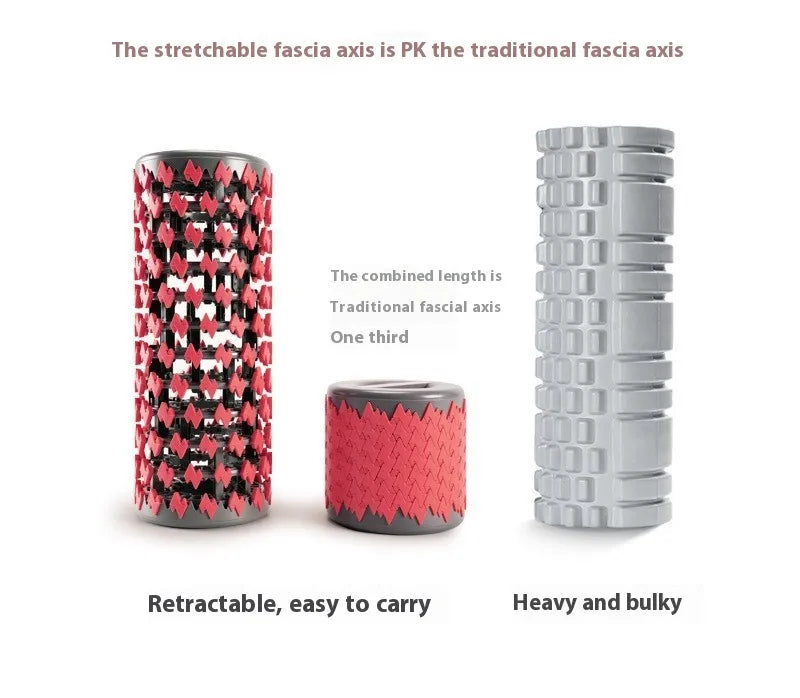 Adjustable Telescopic Foam Roller for Home Fitness &amp; Muscle Relief