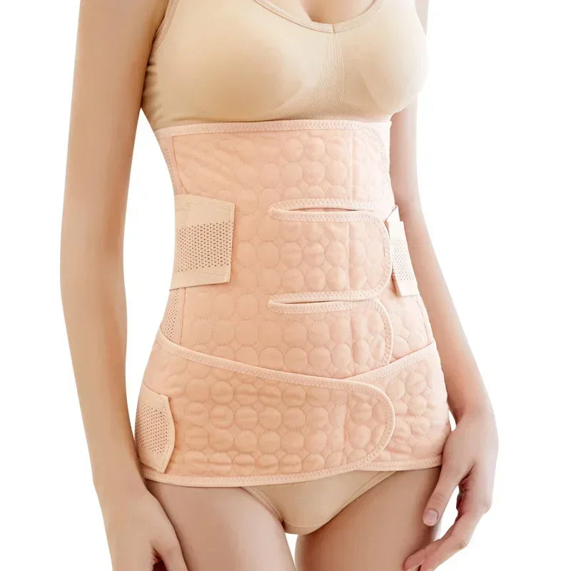 Pregnant Women With Postpartum Belly Belt Widened Belt Crotch Two-piece Set