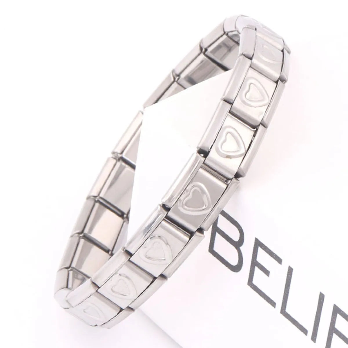 Electroplated Stainless Steel Personalized Bracelet