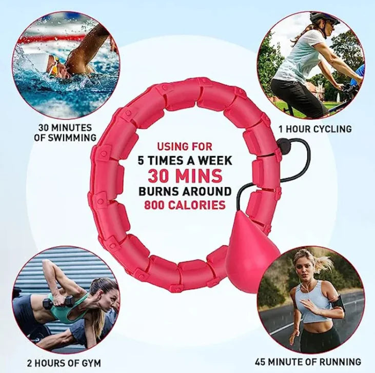 2-in-1 Weighted Fitness Hoop